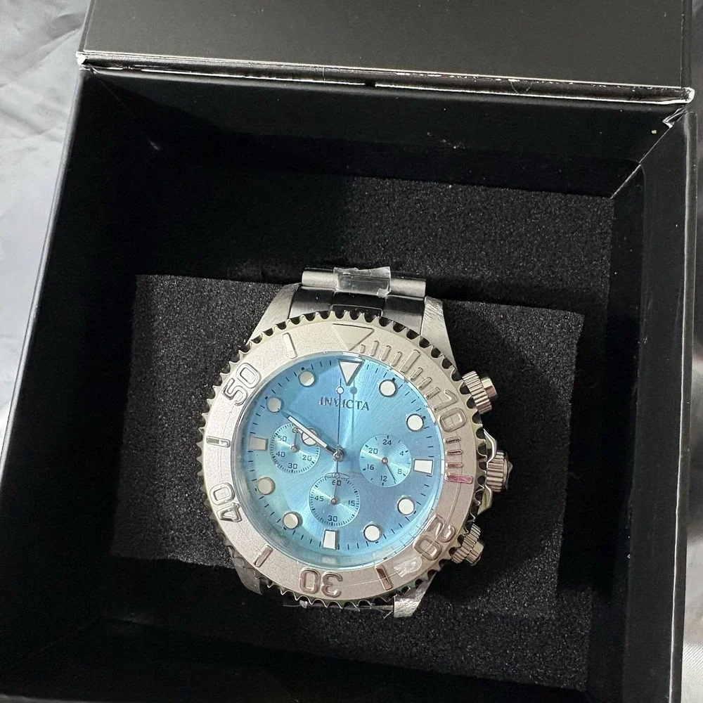 Invicta Grand Diver‎ Men's Watch - 47mm Turquoise Tiffany Blue Face 49213 - BNIB